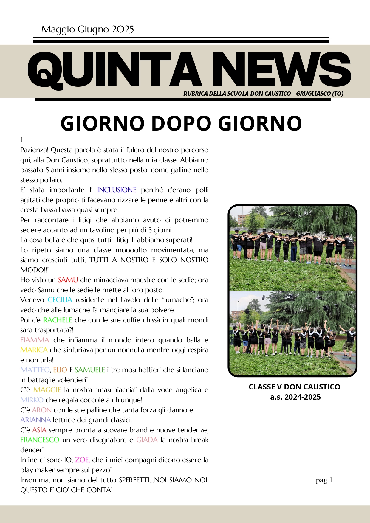 Quinta News mag giu 2025