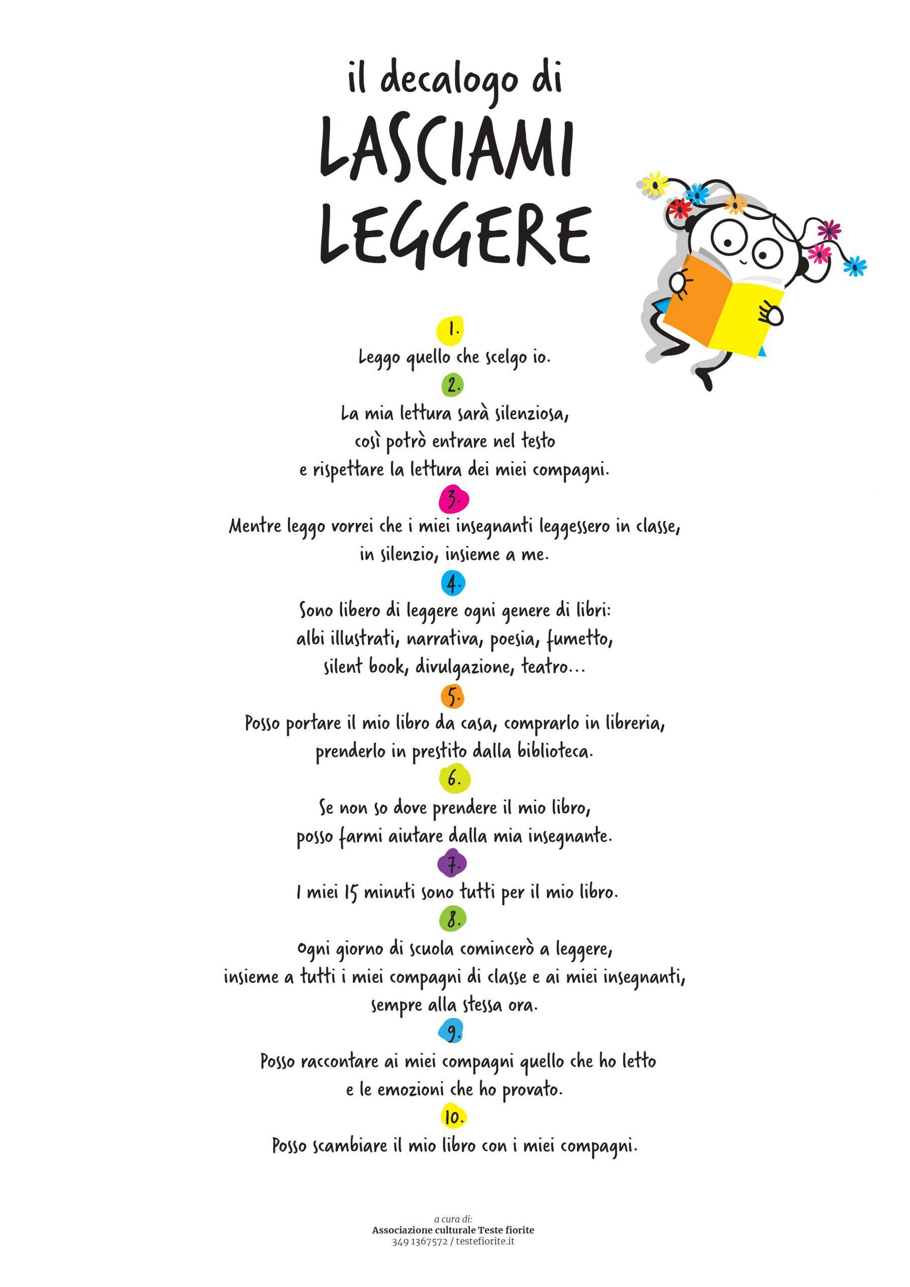 Decalogo "lasciami leggere"